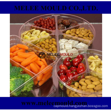 Divided Plastic Containers with Lids Mould